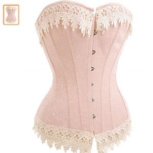 Pink Corset with Lace